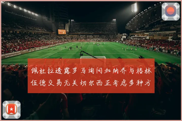 佩杜拉透露罗马询问加纳乔与格林伍德交易无关切尔西正考虑多种方案